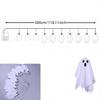 Halloween Lights  Ghost Ice Bar Lights. Ghost Curtain Lights. Halloween Lights - Horror Decorations Batteries Not Includ