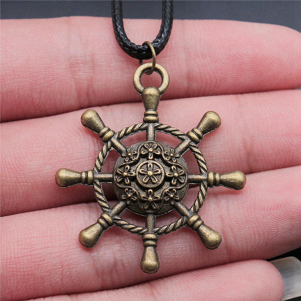 Sports Travel Adventure Themed Pendant Antique Bronze Silver Metal Mom Collar Necklace Hot Sale