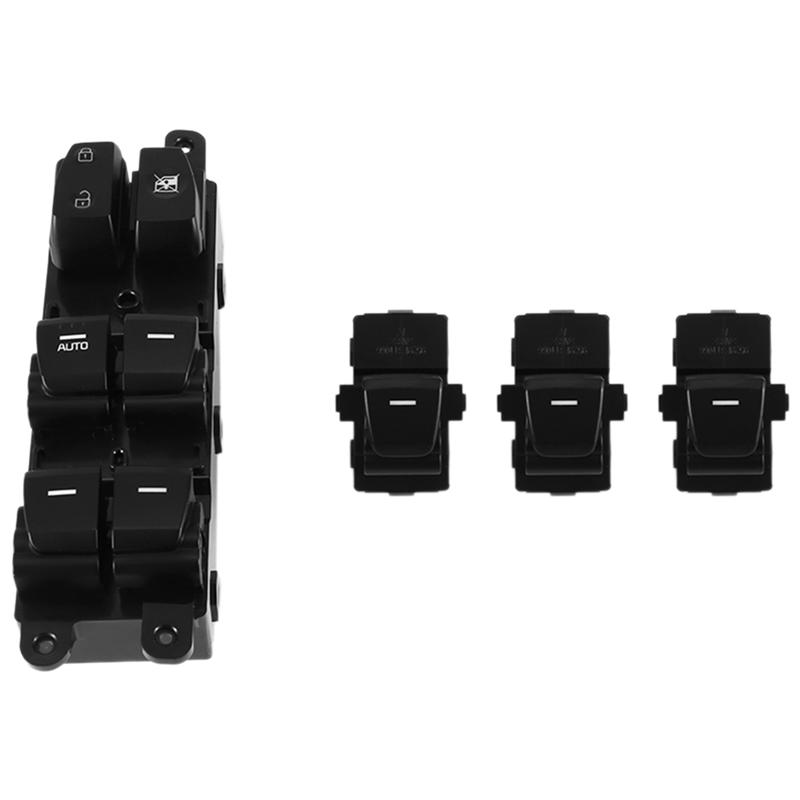 93570C9200 Car Window Lifter Control Switch Assembly Accessory With Backlight Fit For Hyundai Creta IX25 2014- 93580-C9000