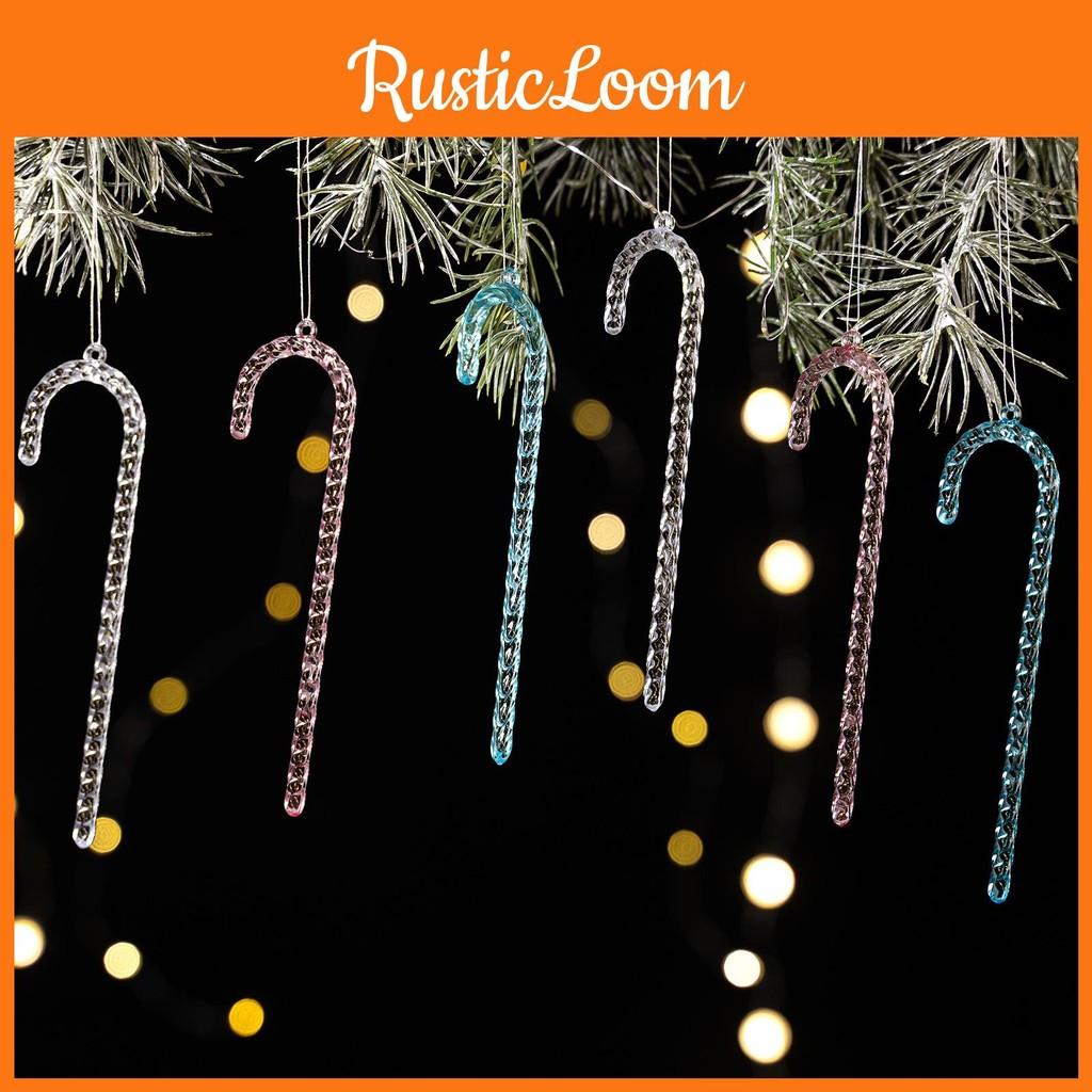Tree Christmas Colorful Ice Cone Cane Decorations For Holiday Celebration
