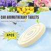 4pcs Pastilla Difusor De Coche Fragancia Aroma Duradero Pastilla Ambientador Desodorante Bálsamo Sólido Recambio Fragancia