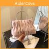 Pu Small Clutch Bag With Ruffle Design For Summer Casual Outings