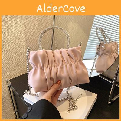Pu Small Clutch Bag With Ruffle Design For Summer Casual Outings