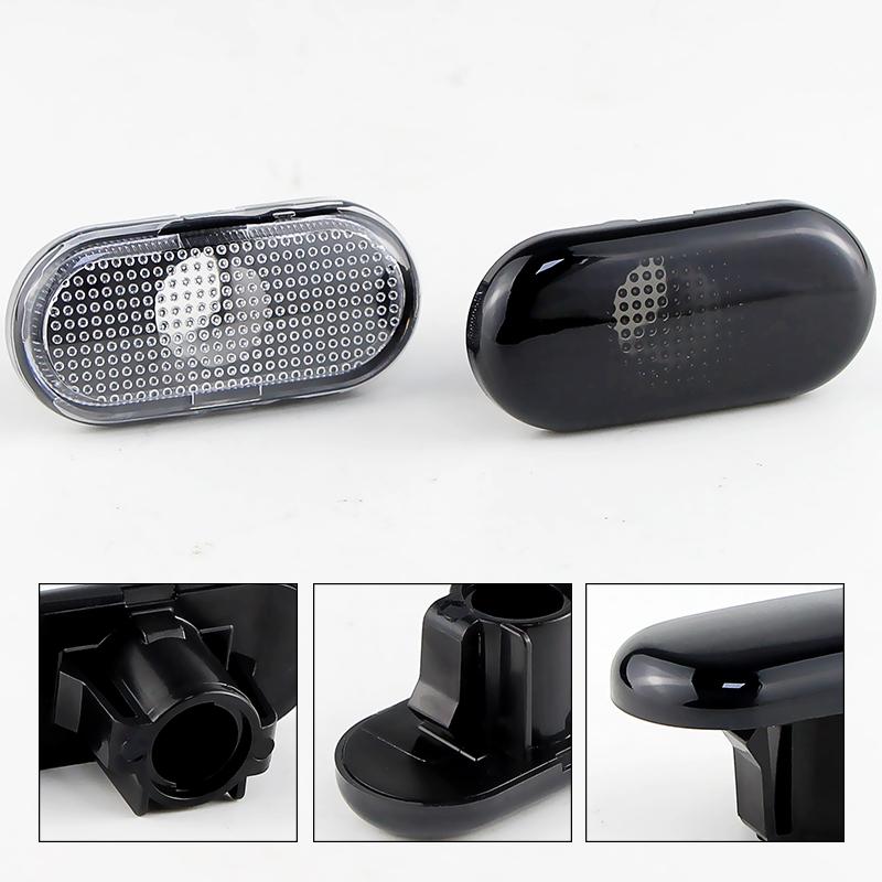 2xSide Marker Turn Signal Light Housing Shell For Renault Clio Trafic Kangoo Twigo Dacia Logan Duster Nissan Interstar Primastar