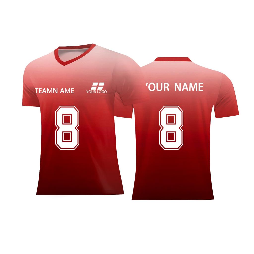 Personalised Shirts Kit Mens Girls With Name Number Custom Football Jerseys For Boys Training Suit