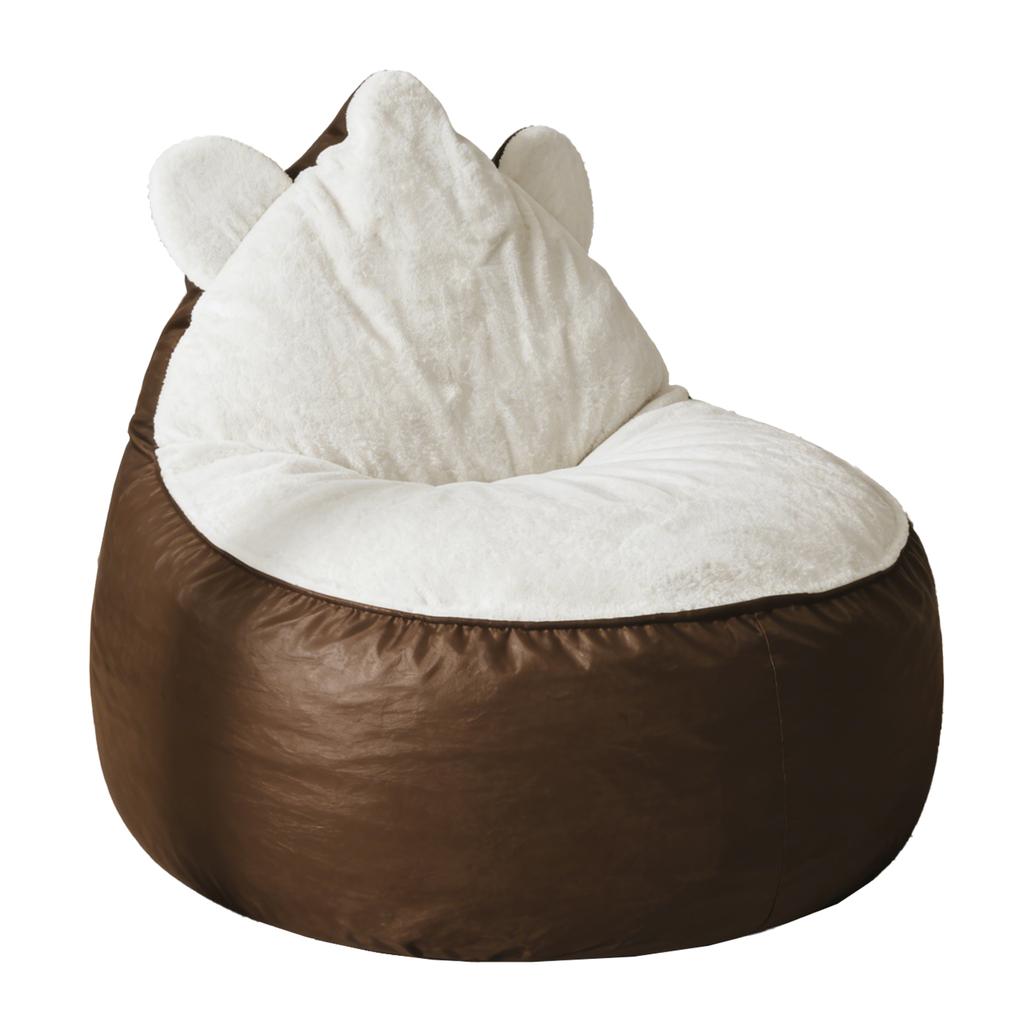 Adorable Bear-Shaped Lounger with Rounded Ears and Plush Profile for a Playful yet Relaxing Home Ambiance