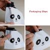 50pcs Cute Panda Cartoon Biscuit Bag Plastic Candy Cookie Food Cake Bags