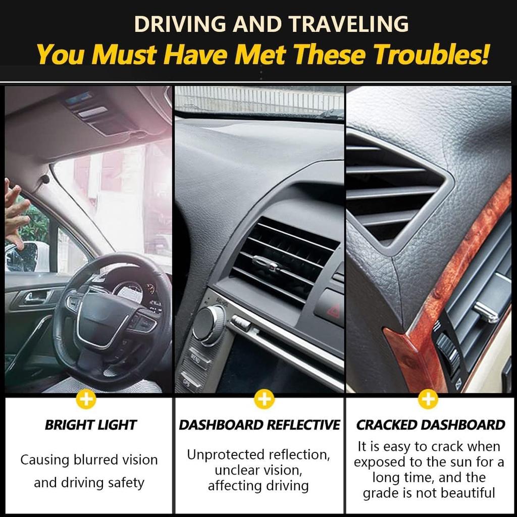 Dashboard Cover Mat For Toyota RAV4 2024 Without HUD Accessories Dash Cover Dash Mat Sunshade Glare UV Rays Protector