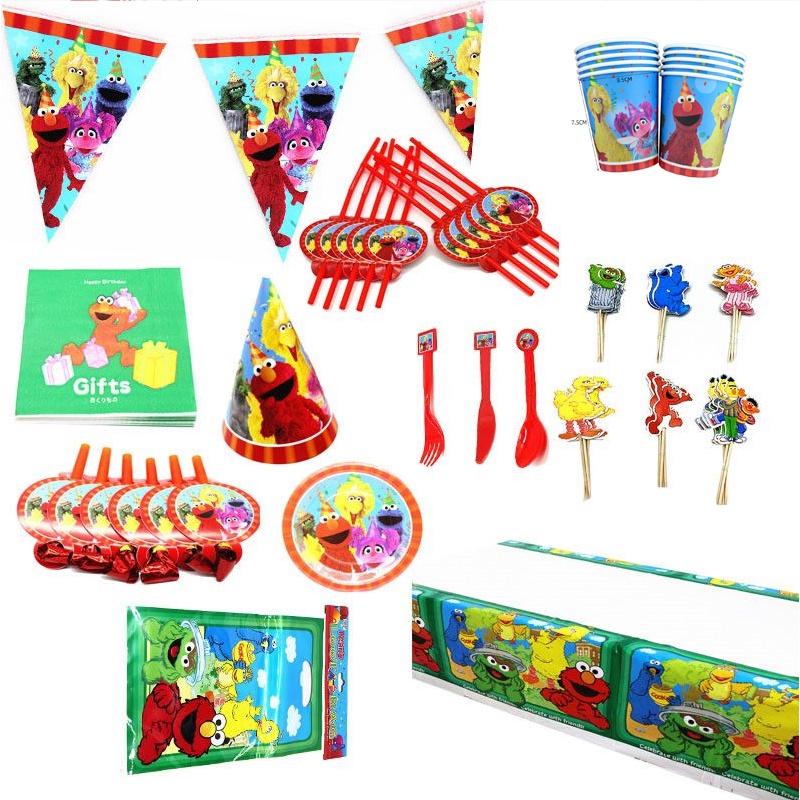Sesamstraße Thema Alles Gute zum Geburtstag Partyzubehör für Kinder