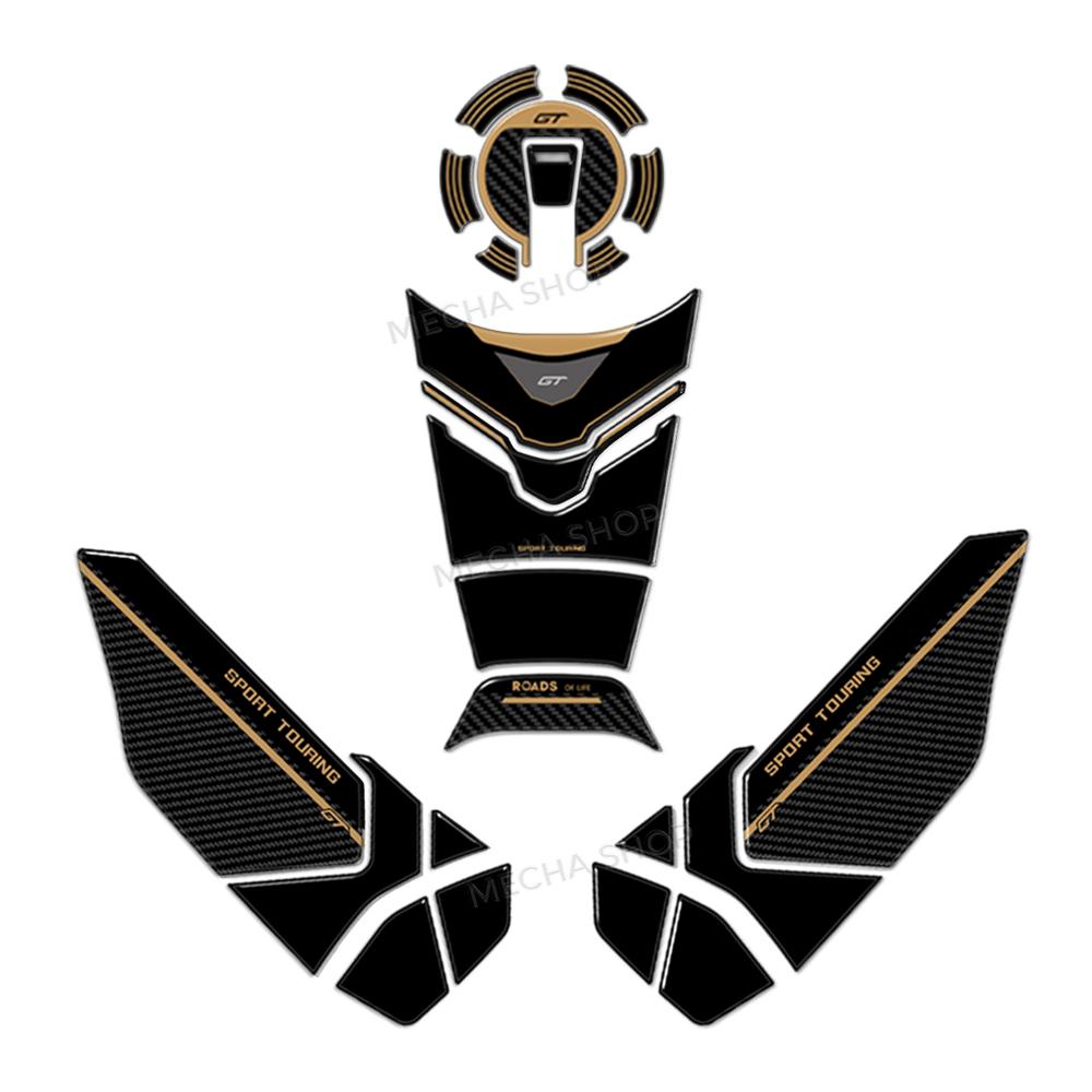 For Tracer 9 GT 2025 Tracer 9GT Tank Pad Protection Kit Motorcycles Accessories 3D Resin Stickers