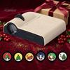 Energy Efficient Holiday Projector LED Christmas Lamp, 6/10/15/20 Festive Scenes Projector, Mini USB Decor Light Powered for Living Room, Bedroom,