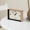 Creative Living Room Desktop Clock Ornament Vintage Home Decor Tabletop Clock Decoration