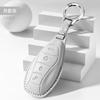 For Hongqi HQ9 car key cover first-layer cowhide high-end key case buckle interior modification