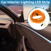 A ABSOPRO 5m EL Wire Cable LED Glow String Lights Car Interior Lighting Strip