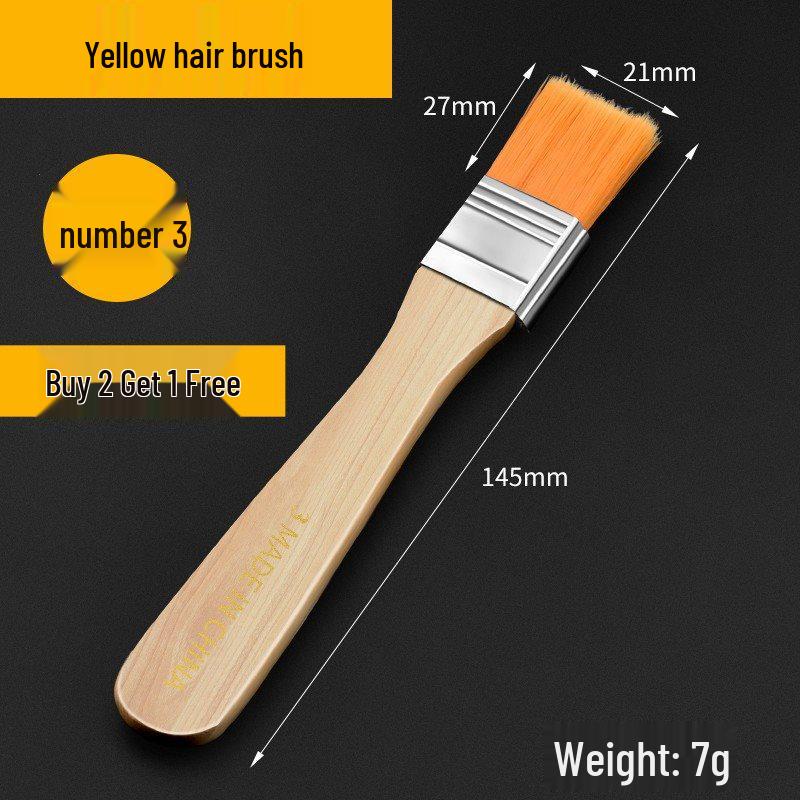 Soft Nylon Bristle Industrial Cleaning and Dusting Brush - No Trace, Wool, and Latex Paint Brush