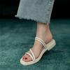 Sandals Fairy Fairy Wind 2025 Summer New Outer Wear Korean Version Versatile Student Women Flat Roman Sandals