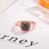 Natural Stone Rings Hetian Jade Small Sugar Adjustable Ring Party Wedding Jewelry Handmade Gift