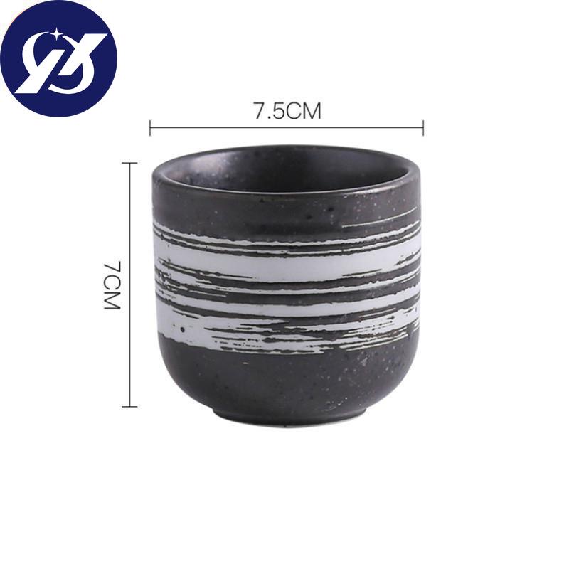Ceramic Small Tea Cup Porcelain Hotel Restaurant Coffee Cup Simple Office Water Cup Drinkware