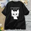 Boykisser Funny Furry Meme Graphic T Shirts Cotton Bisexual LGBTQ Pride Tshirt Csaual Kissing Women Tee Shirt Clothing Tops