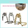 Modern And Minimalist Iron Wire Wine Rack For Home And Kitchen Decor