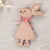 3 Stück Haushalt Holz Hängende Heimdekorationen Osterornamente Holzkunst Osterhase Niedlicher Hase