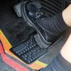 1Pc Auto Foot Rest Pedal Plate Floor Carpet Mats Non-slip Stainless Heel Pad for Truck Suv Car Repair Protective Foot Mat.