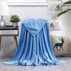 Solid Simple Color Soft Plush Blanket For Napping Sofa And Daily Bedroom Use