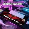 Custom Name Personalized Michael Jackson Pattern Mousepad, Laptop PC Desk Mat, Decorative Desk Mat for Home Keyboard Pad Gift