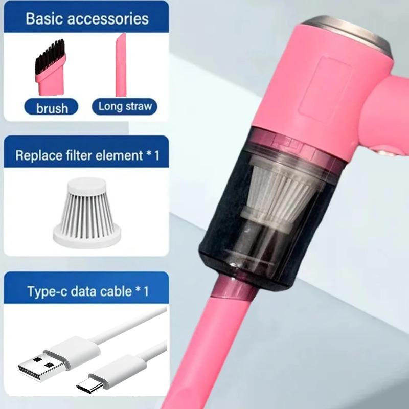 Wireless Vehicle Inhaler, USB Charging, Strong Suction, Portable, Mini Air Purifier, Powerful Household Appliances