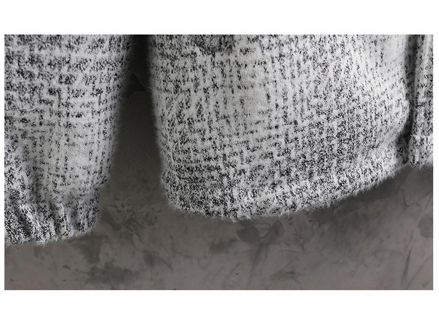 Trendiger zweiteiliger Mantel aus Kunstwolle mit Samtfutter für Herren