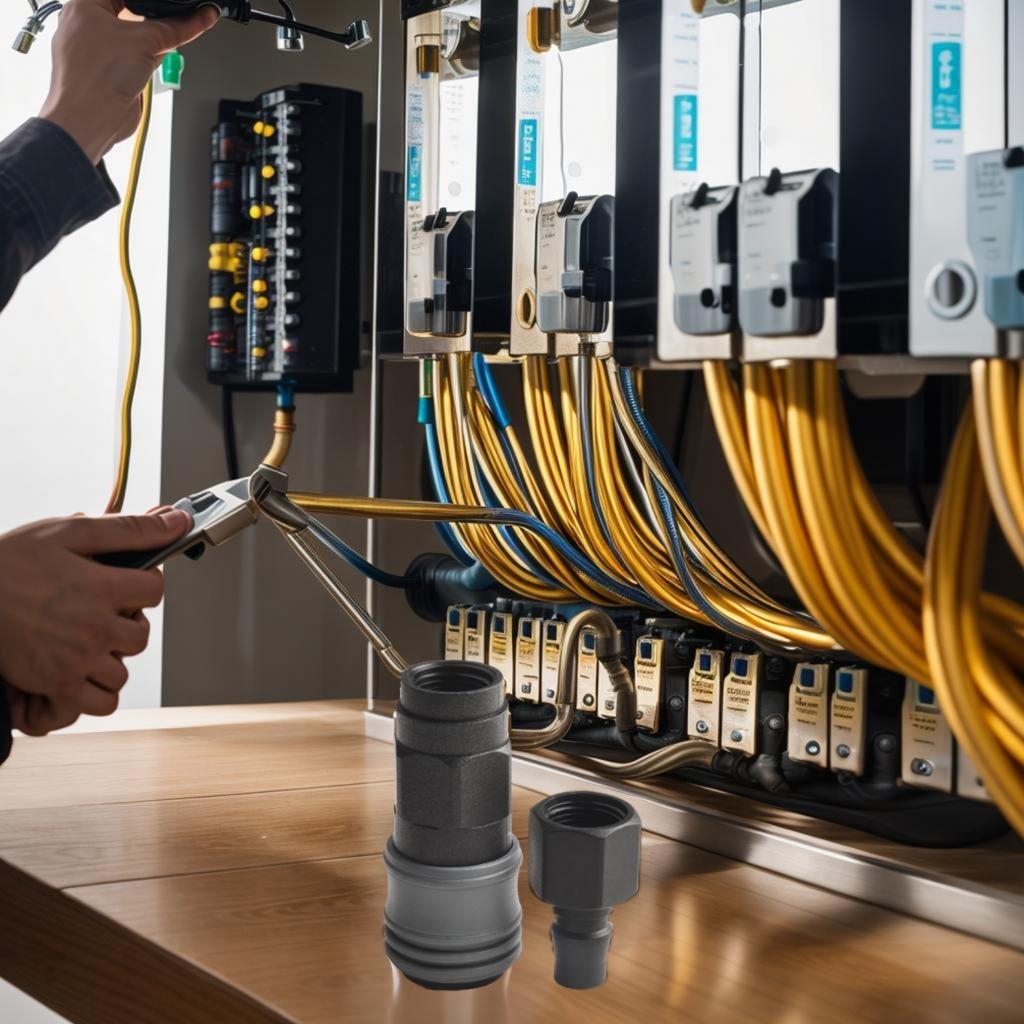 Energeticky úsporné pneumatické konektory se samotěsnicí funkcí