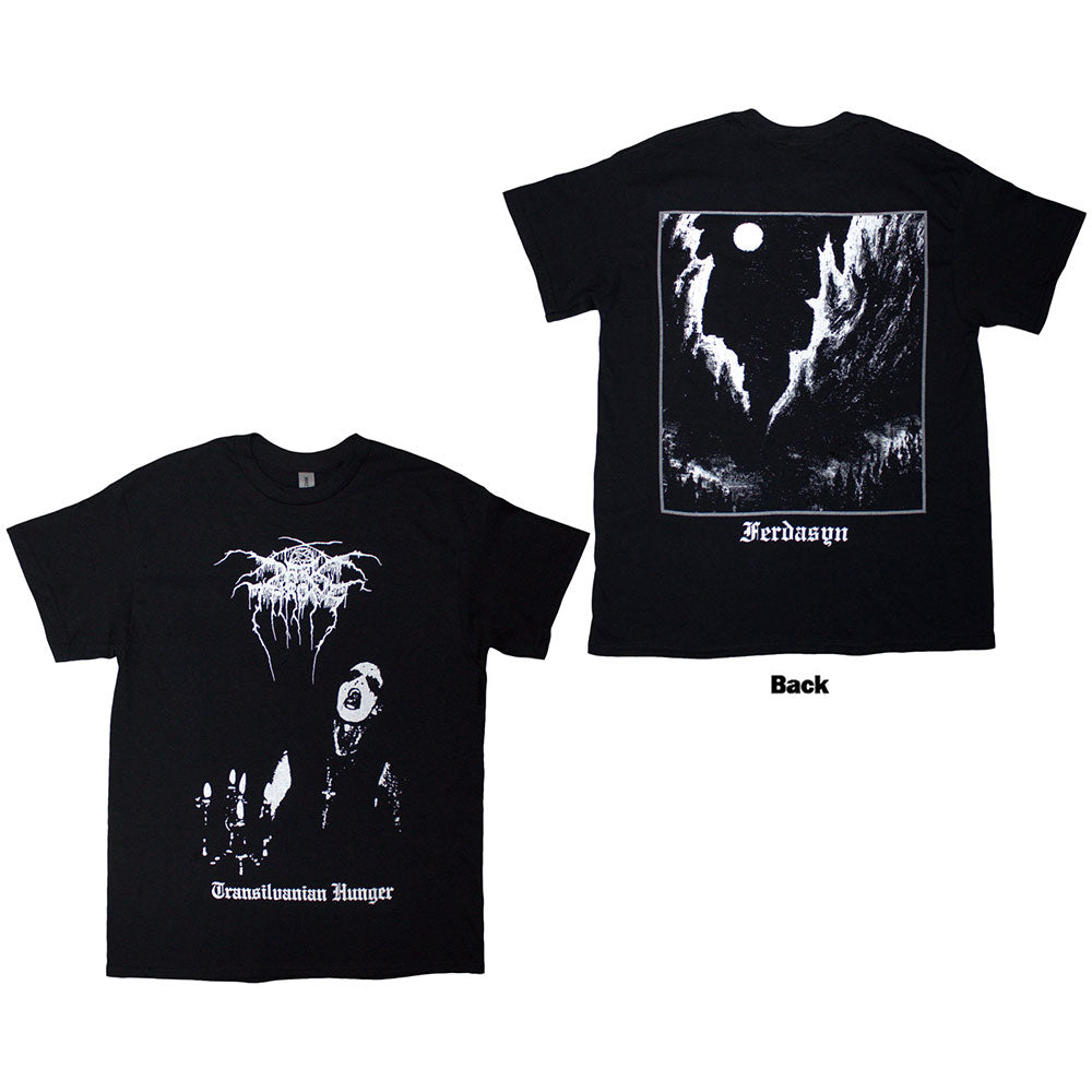 Darkthrone TShirt Transilvanian Hunger Back Print Black OFFICIAL NEW S