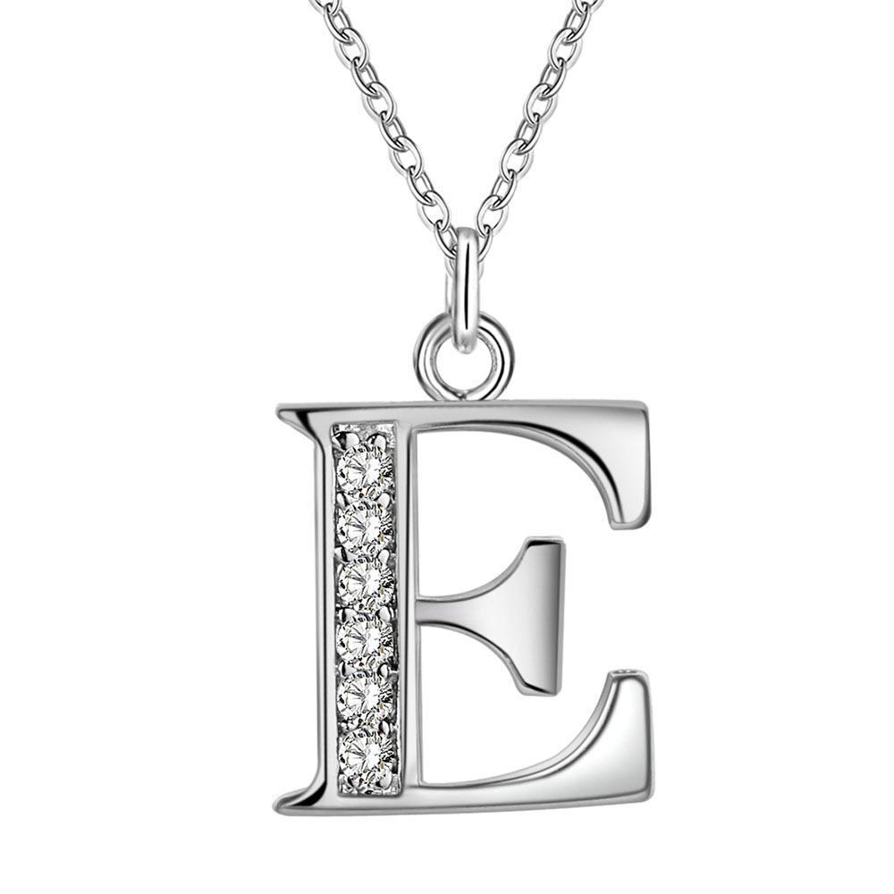 Explosive Jewelry Export Silver Jewelry Necklace 26 Letter Necklace A-Z Accessories