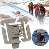 10 pcs Adjustable Drink Tube Clip Rotatable Outdoor Backpack Buckle Backpack AccessoriesBrown