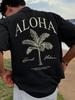 Men's Casual Vacation American West Coast Style Retro Minimalist Printed