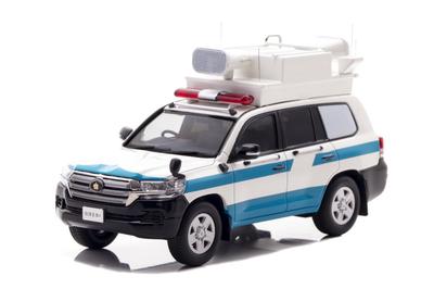 Skala Toyota Land Cruiser GX 2017 Polisens Huvudkontor Säkerhetsavdelningen Upploppsenhetens Befälhavare Färdig H7431713 RAI'S 1/43 (URJ202) Fordon, Modell,