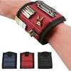 Magnetisches Armband Tragbare Werkzeugtasche zum Halten von Schrauben, Nägeln, Bohrern