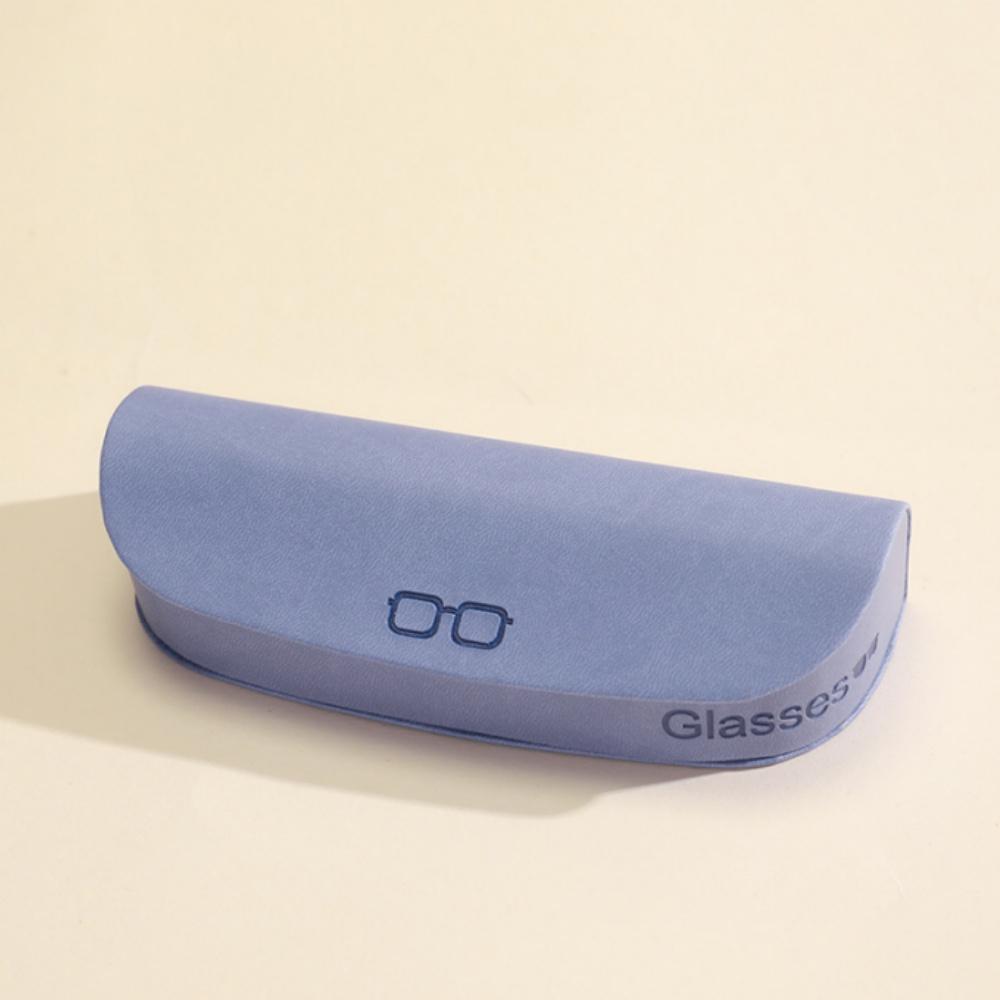 Pu Leather Glasses Case Handmade Myopia Glasses Box Sunglasses Holder Portable Glasses Box For Daily Carry