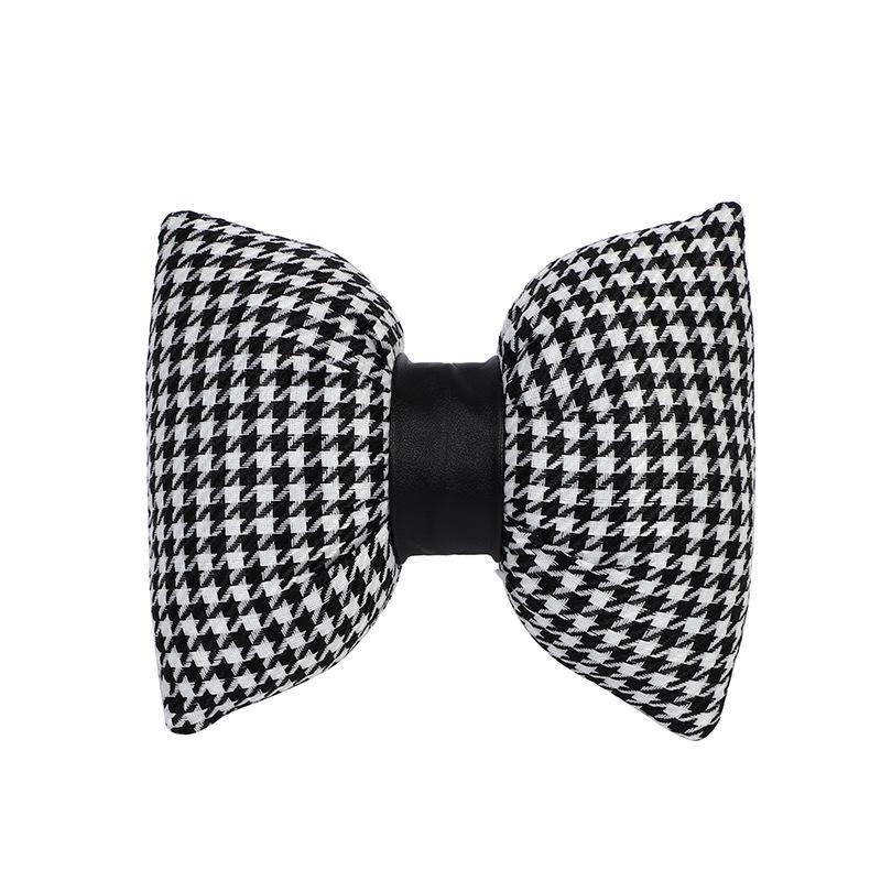 High-End Plush Houndstooth Winter Car Seat Heating Cushion