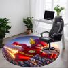 1 Stück Flash LEGO Büro Runder Teppich, Indoor-Matte Geeignet Für Büro, Unter Bürostühlen Schlafzimmer Wohnzimmer Heimdekoration, Zimmerdeko