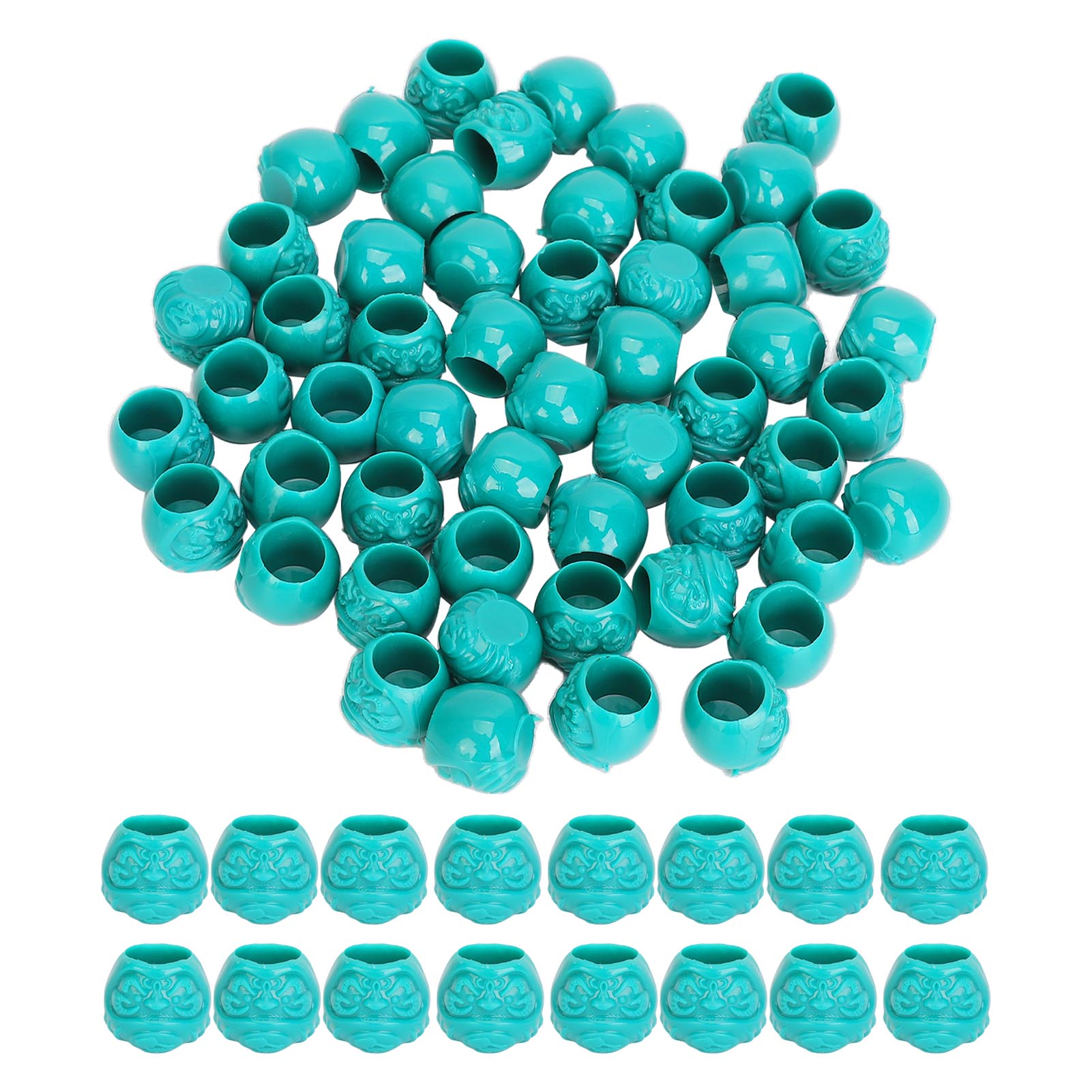 

200 шт. чашки для чернил для татуировки, одноразовая стабильная основа, утолщается, углубляется, чашки для пигмента для микроблейдинга Ice Blue