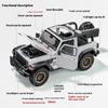 1:18 Jeep Wrangler Rubicon Off Road SUV Alloy Diecast Model Car Home Decoration & Computer Desktop Ornaments Holiday Present Toy