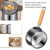 Deep Fryer Set Nonstick Small Deep Fryer Pot for Frying Cooking French Fries Oil Fryer Pot Set With Handle Oil Filter Strainer