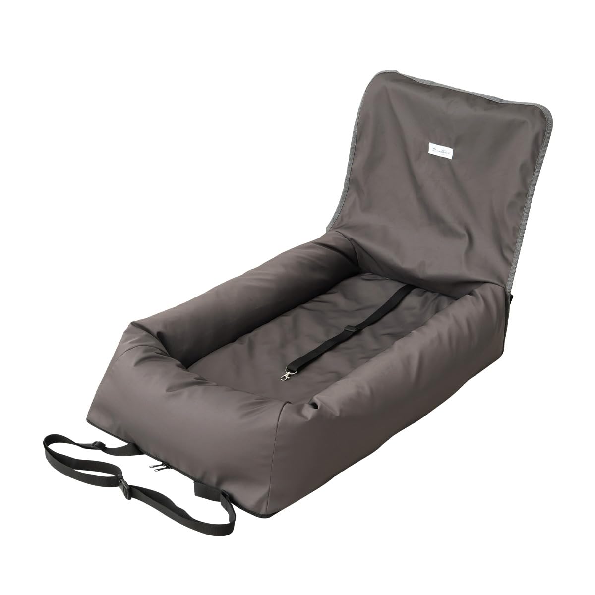 

Emoor Rear Seat Spacious and Safe Driving Bed Dog Driving Box Cocoa Brown