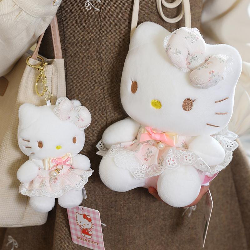 Plushy Items 12/25/33Cm Hellokitty Cushioned Figure Keyholder Rucksack Charm Livingspace Adornment Playthings Birthday Surprise For Youngsters