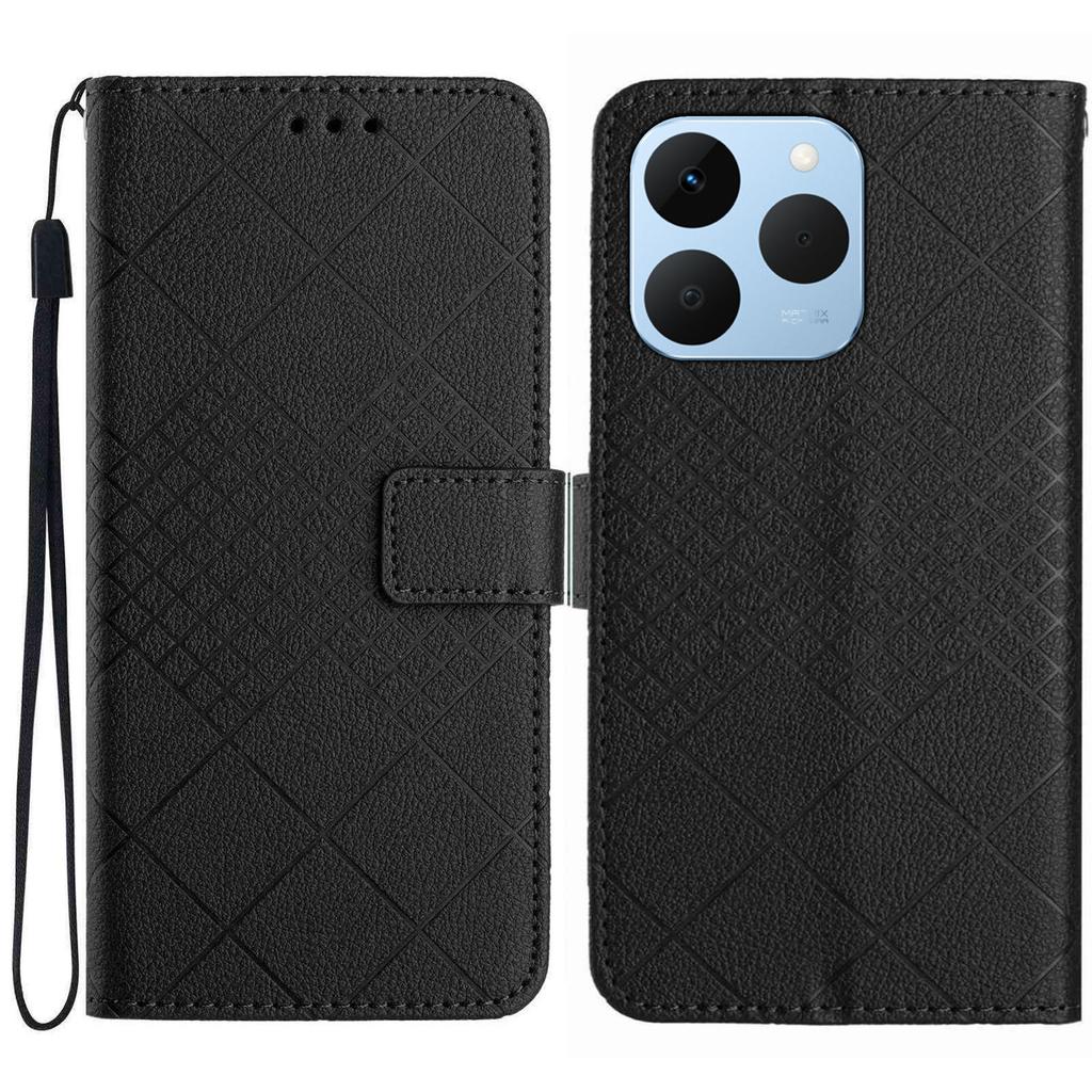 For Realme 15T 5G Case Wallet Imprint PU Leather Flip Folio Phone Cover