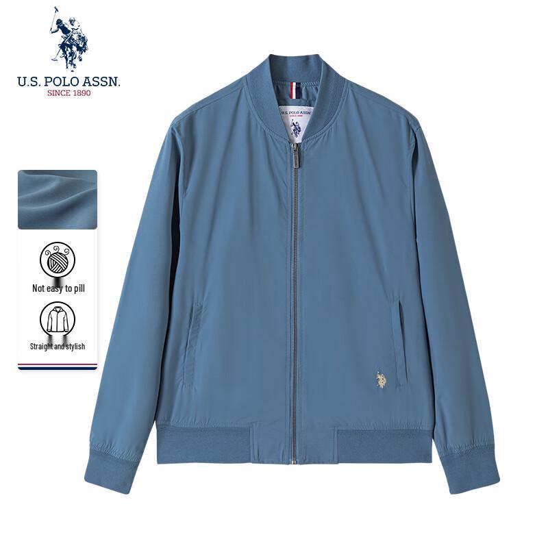 U.S. POLO ASSN. Men s Business Casual Stand Collar Bomber Jacket 3XL