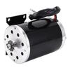 Elektrikli Scooter Bisiklet için Gaz Kolu ile 48V 1000W Yüksek Hızlı Fırçalı Motor 3000rpm Elektrik Motor Kontrol Cihazı Kiti