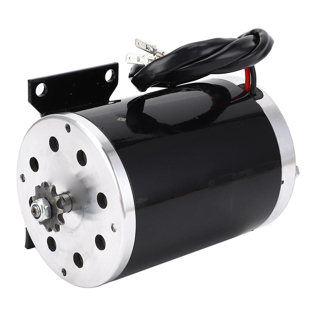 Elektrikli Scooter Bisiklet için Gaz Kolu ile 48V 1000W Yüksek Hızlı Fırçalı Motor 3000rpm Elektrik Motor Kontrol Cihazı Kiti