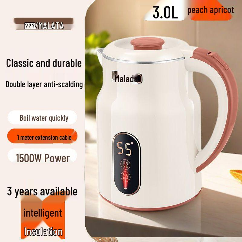 Stainless Steel Electric Kettle with Boil & Keep-Warm Functions, Large Capacity, Baby & Pregnancy Safe, Boil & Constant Temperature Pot